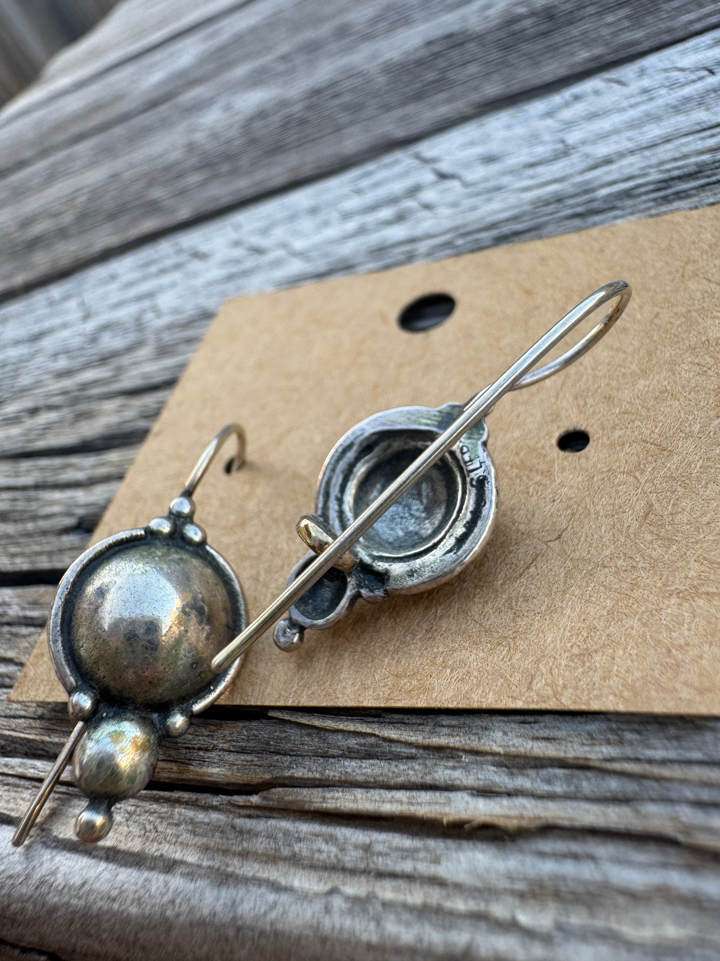 Sterling Silver Western Earrings