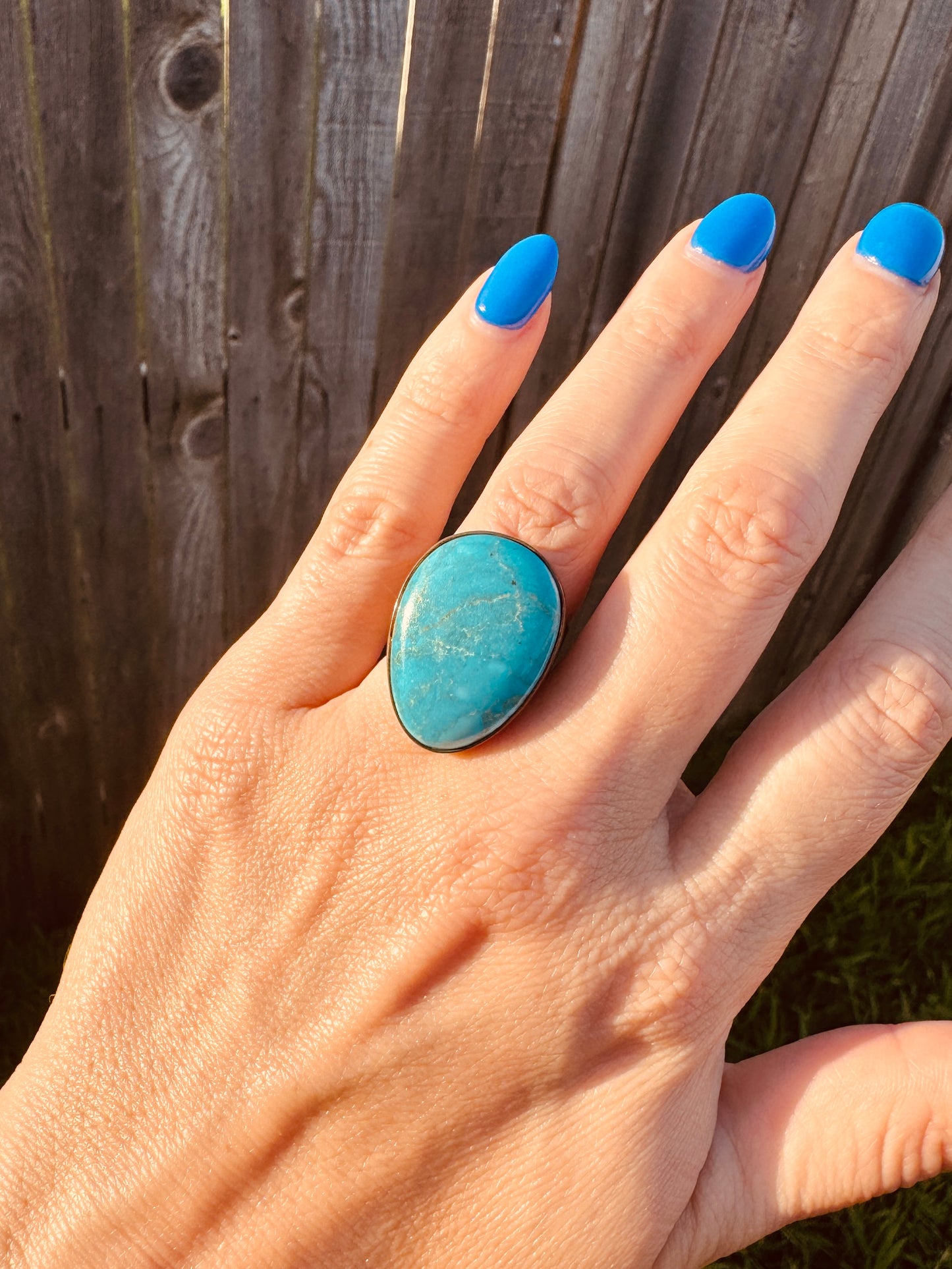 Copper Turquoise Ring