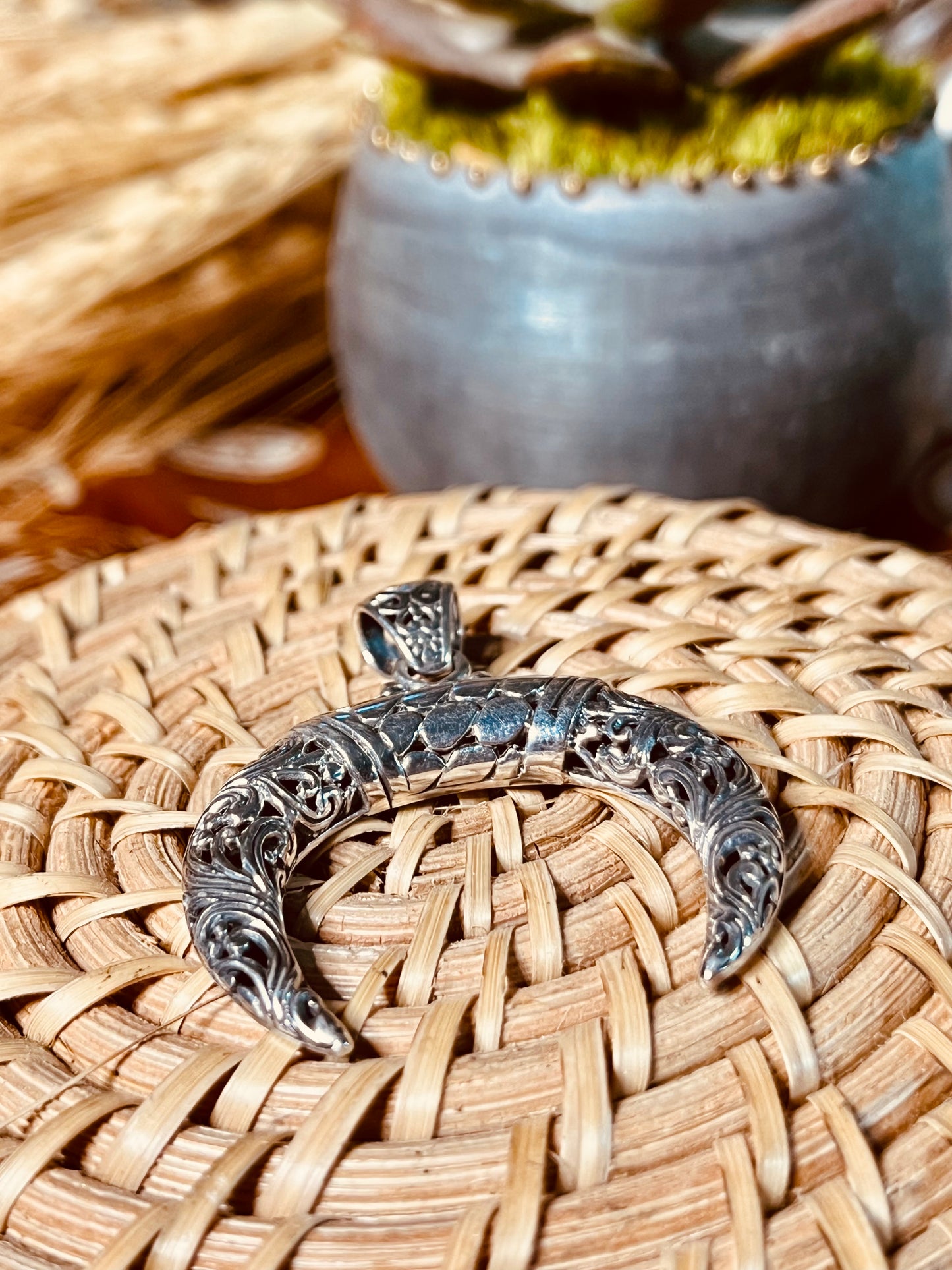 Sterling Horseshoe Pendant