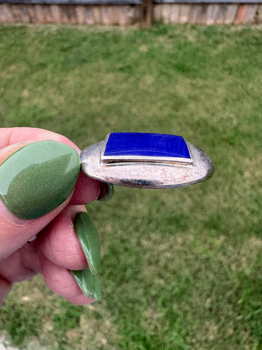 Sterling Silver Blue Lapis Pendant