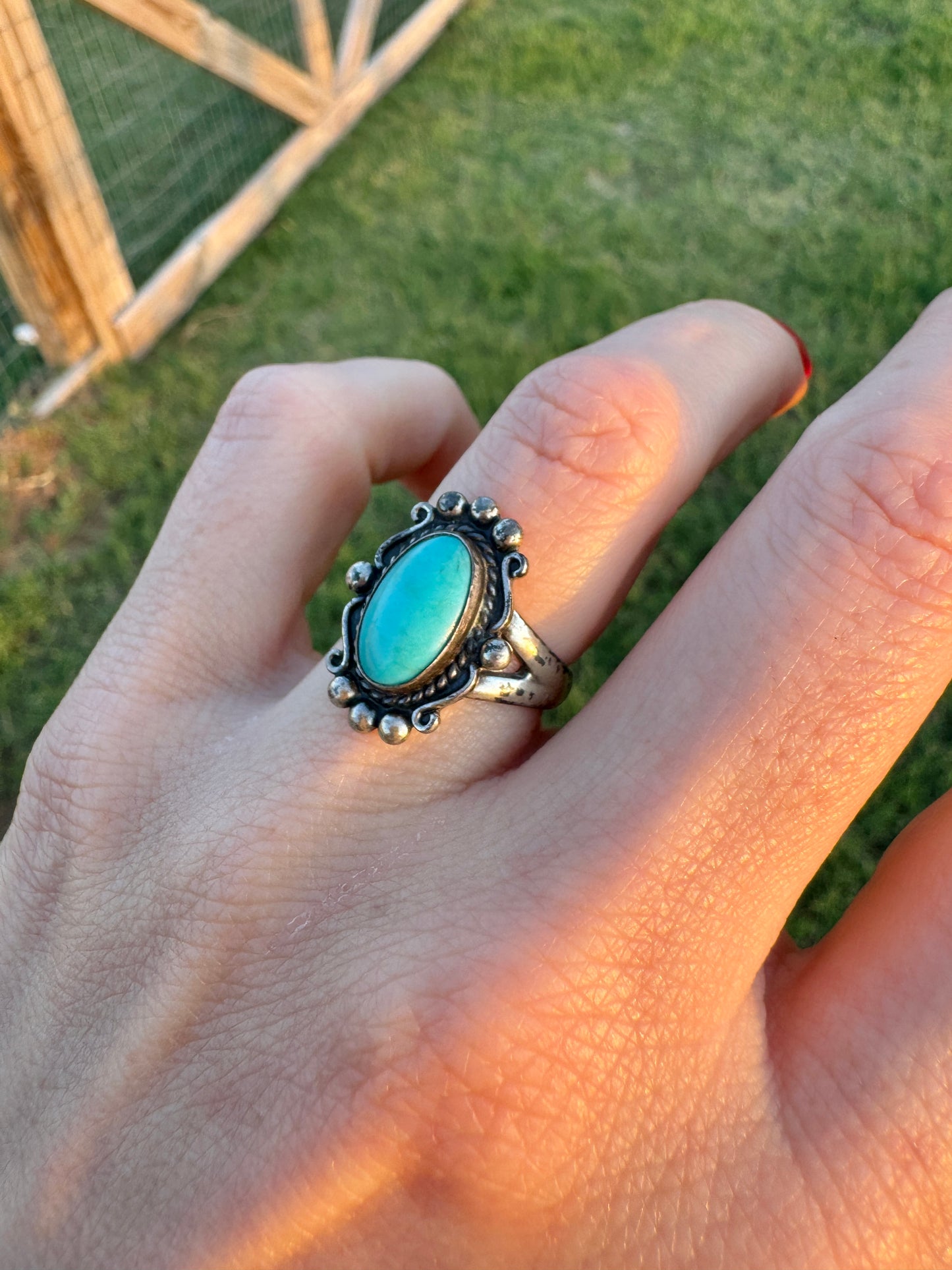 Sterling Silver Turquoise Ring