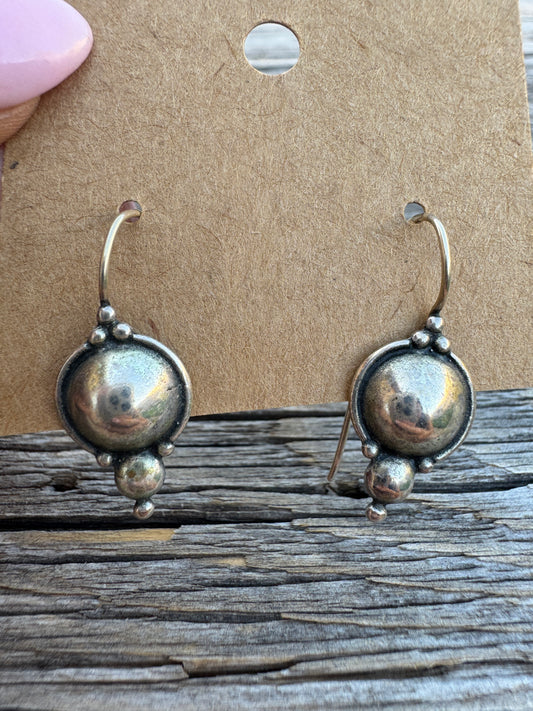 Sterling Silver Western Earrings