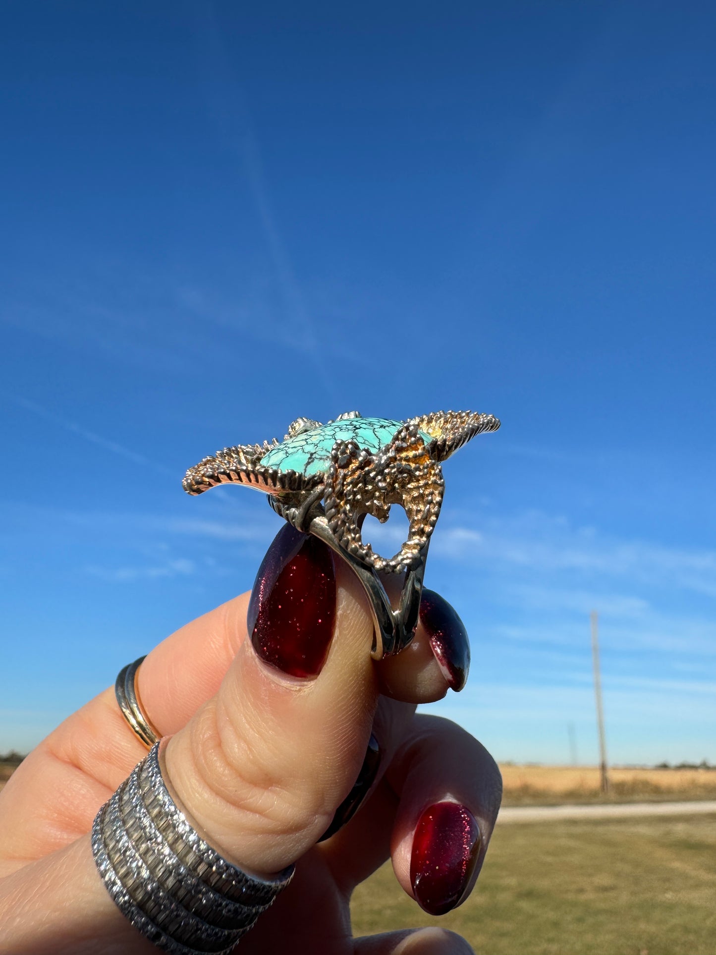 Sterling Vintage Turquoise Ring