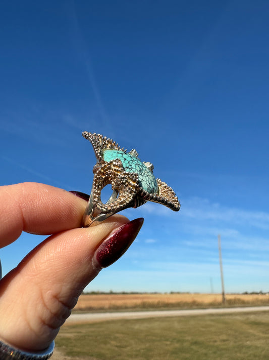 Sterling Vintage Turquoise Ring