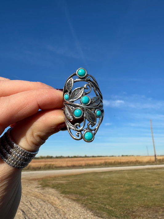 Sterling Silver and Turquoise Ring