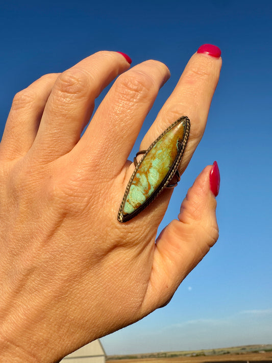 Vintage Sterling Turquoise Ring