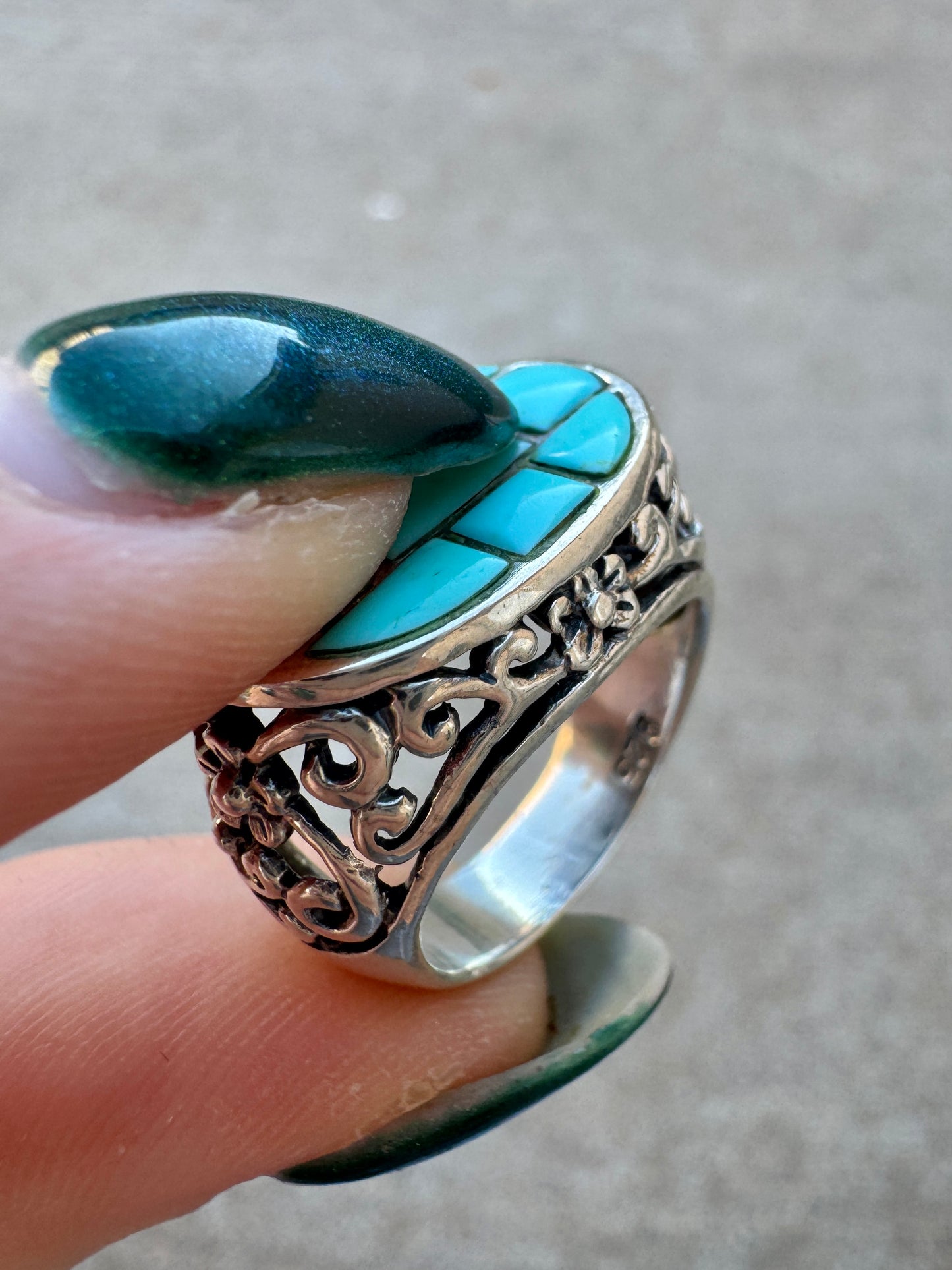 Sterling Silver Turquoise Ring
