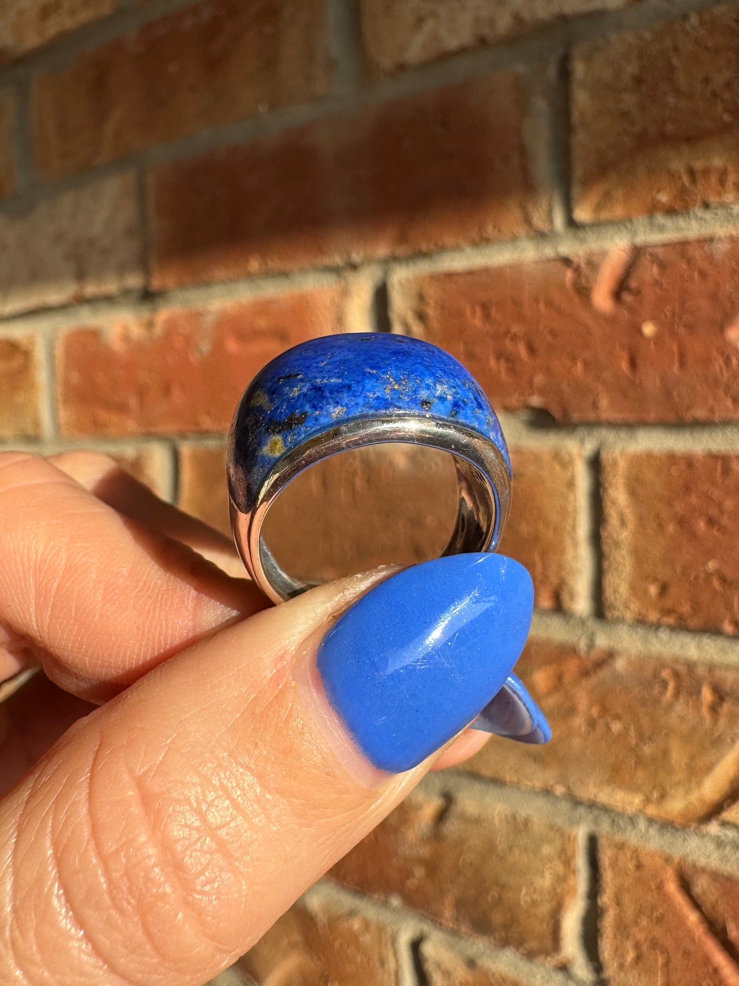 Sterling Silver Blue Lapis Ring
