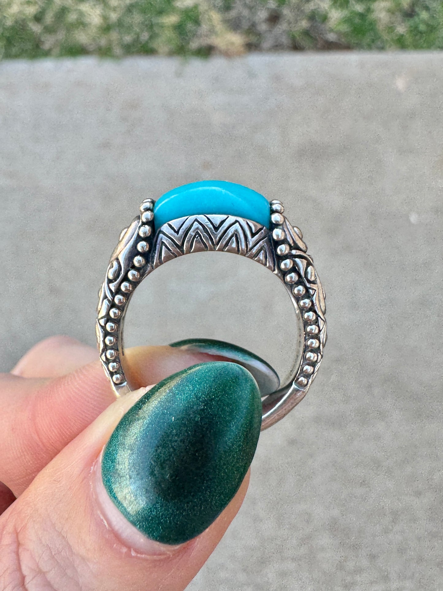 Sterling Silver Turquoise Ring