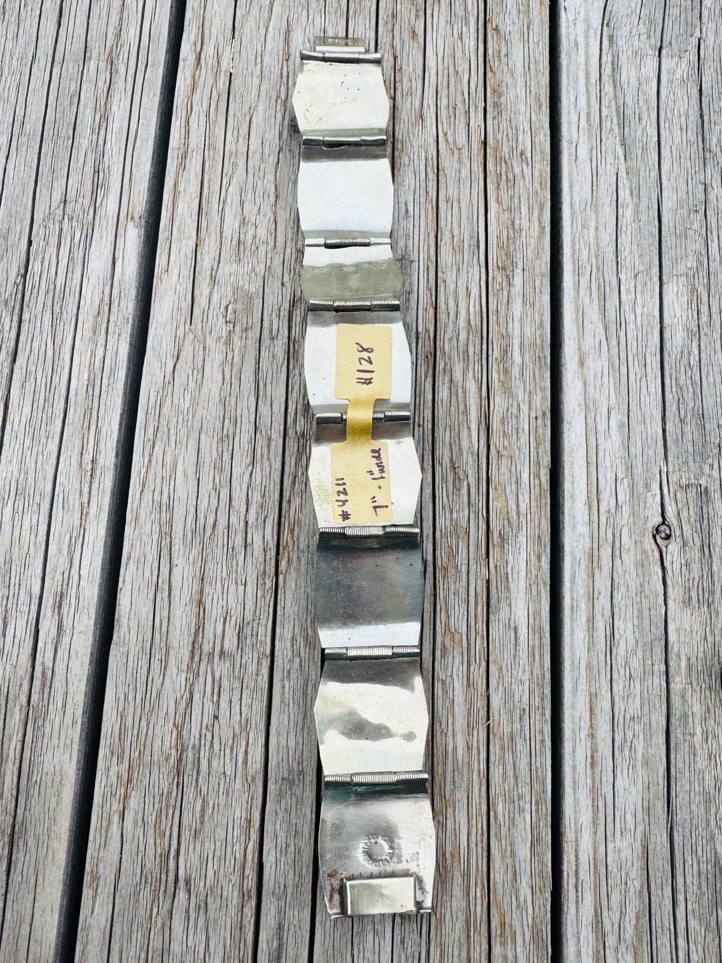 Vintage Sterling Silver Native Turquoise Bracelet
