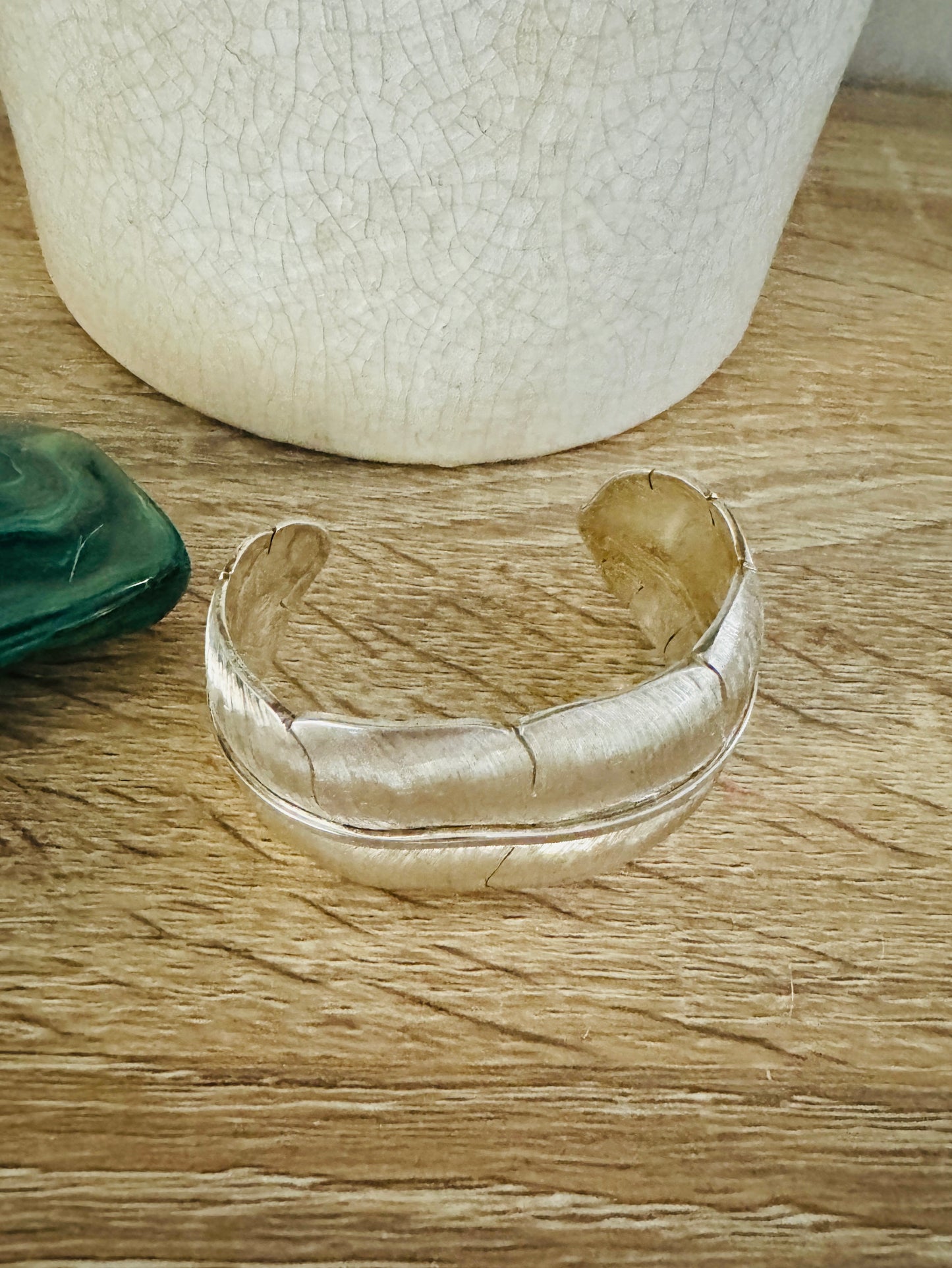 Sterling Silver Large Legacy Leaf Cuff Bracelet