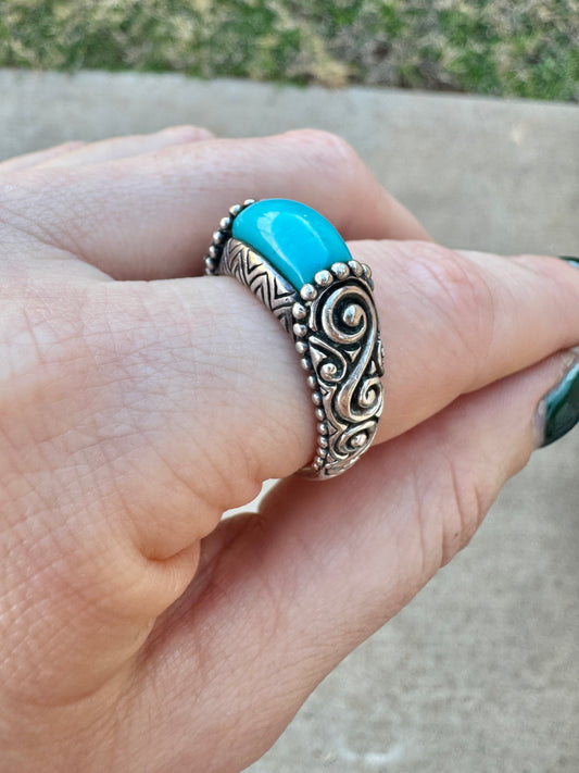Sterling Silver Turquoise Ring