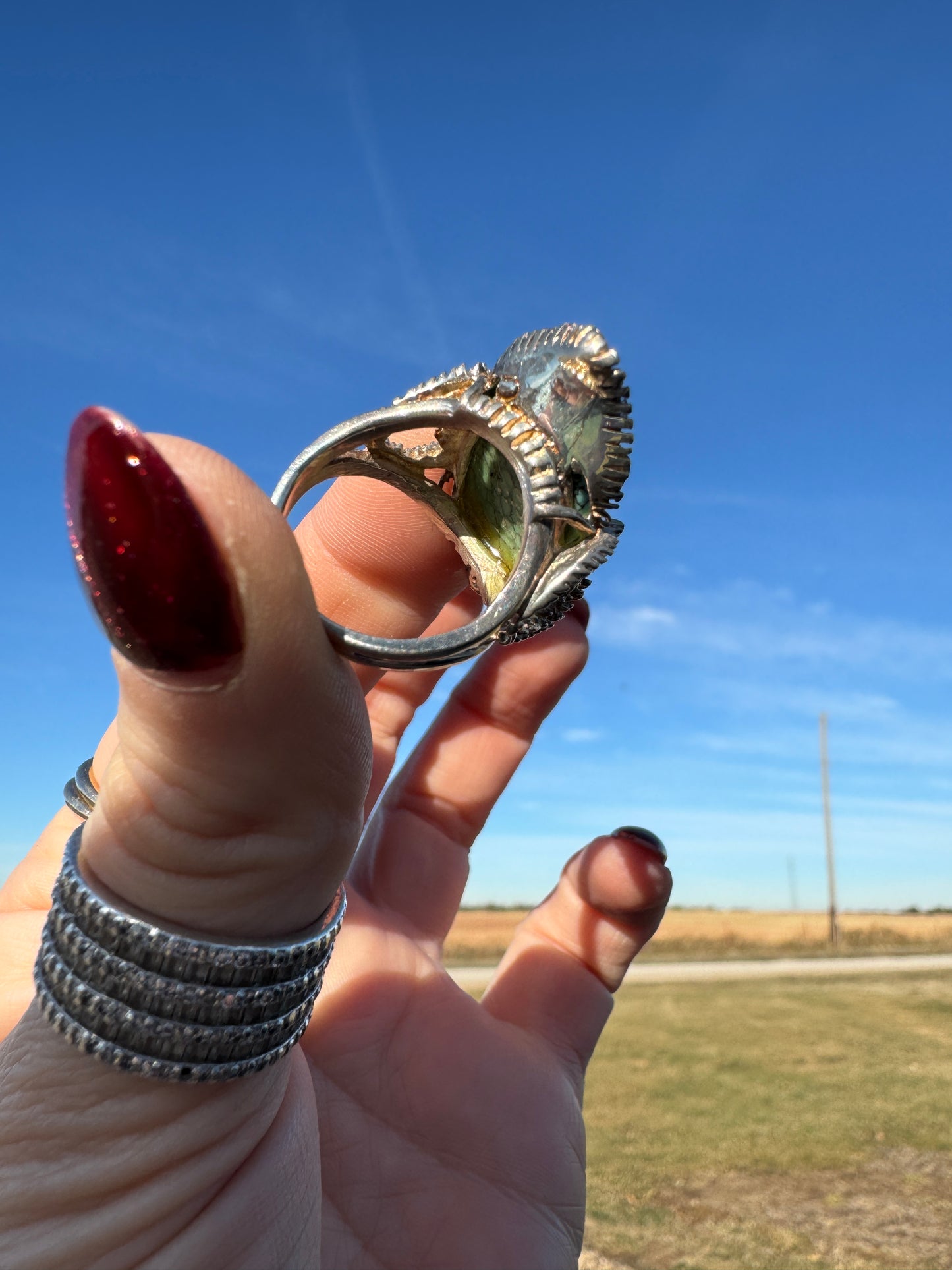 Sterling Vintage Turquoise Ring