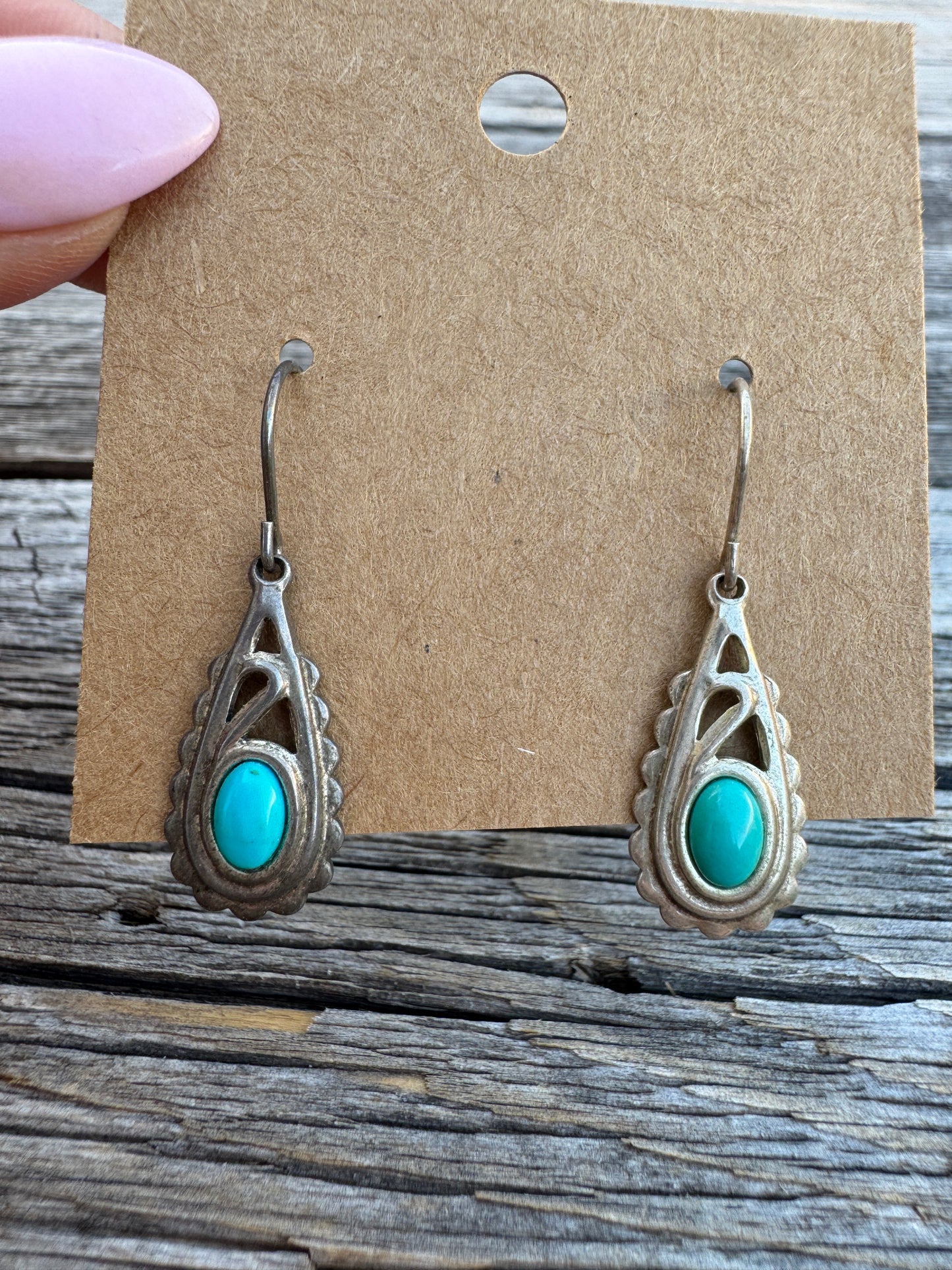 Sterling Turquoise Earrings