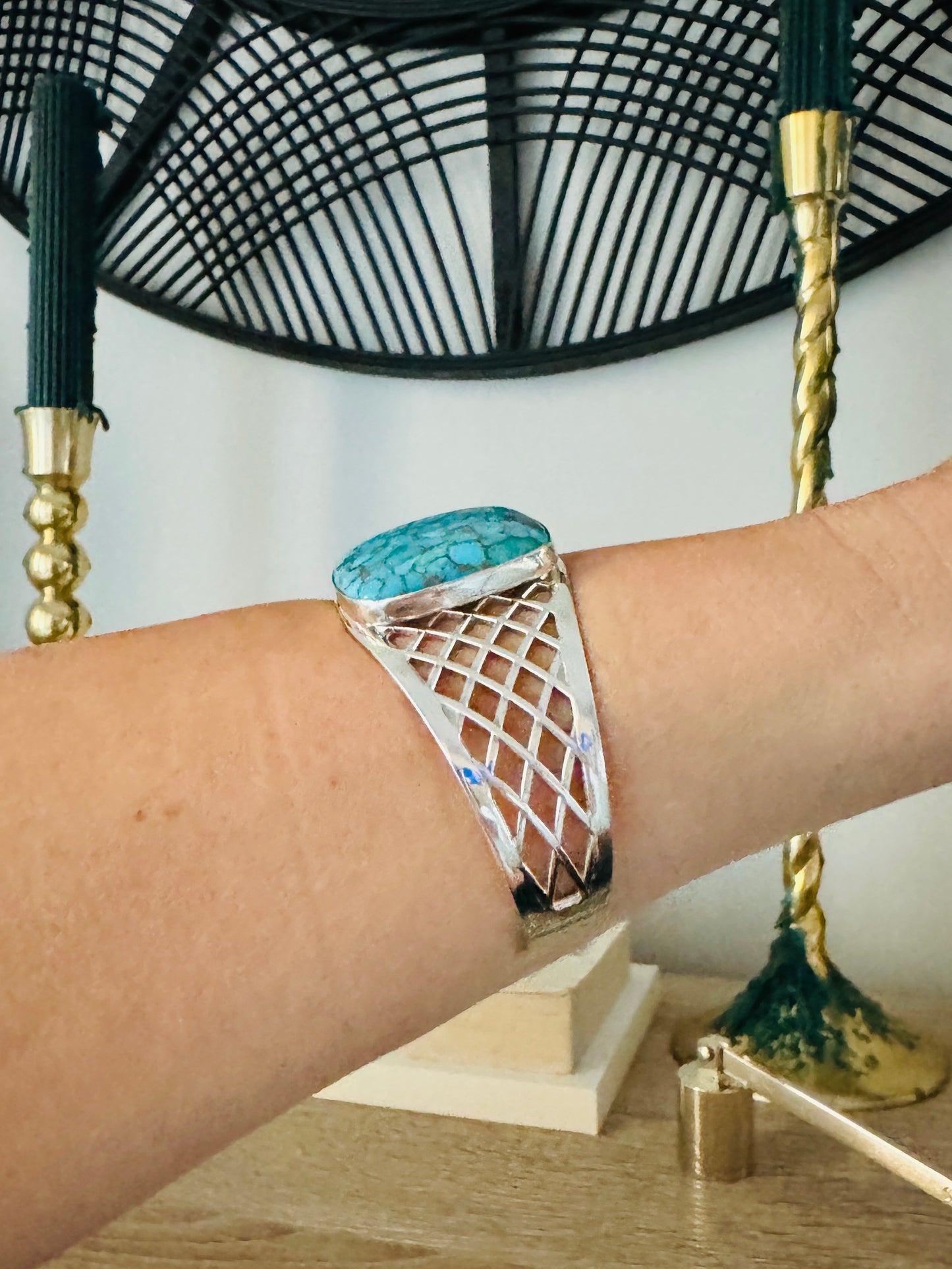 Sterling Silver Turquoise Cuff Bracelet