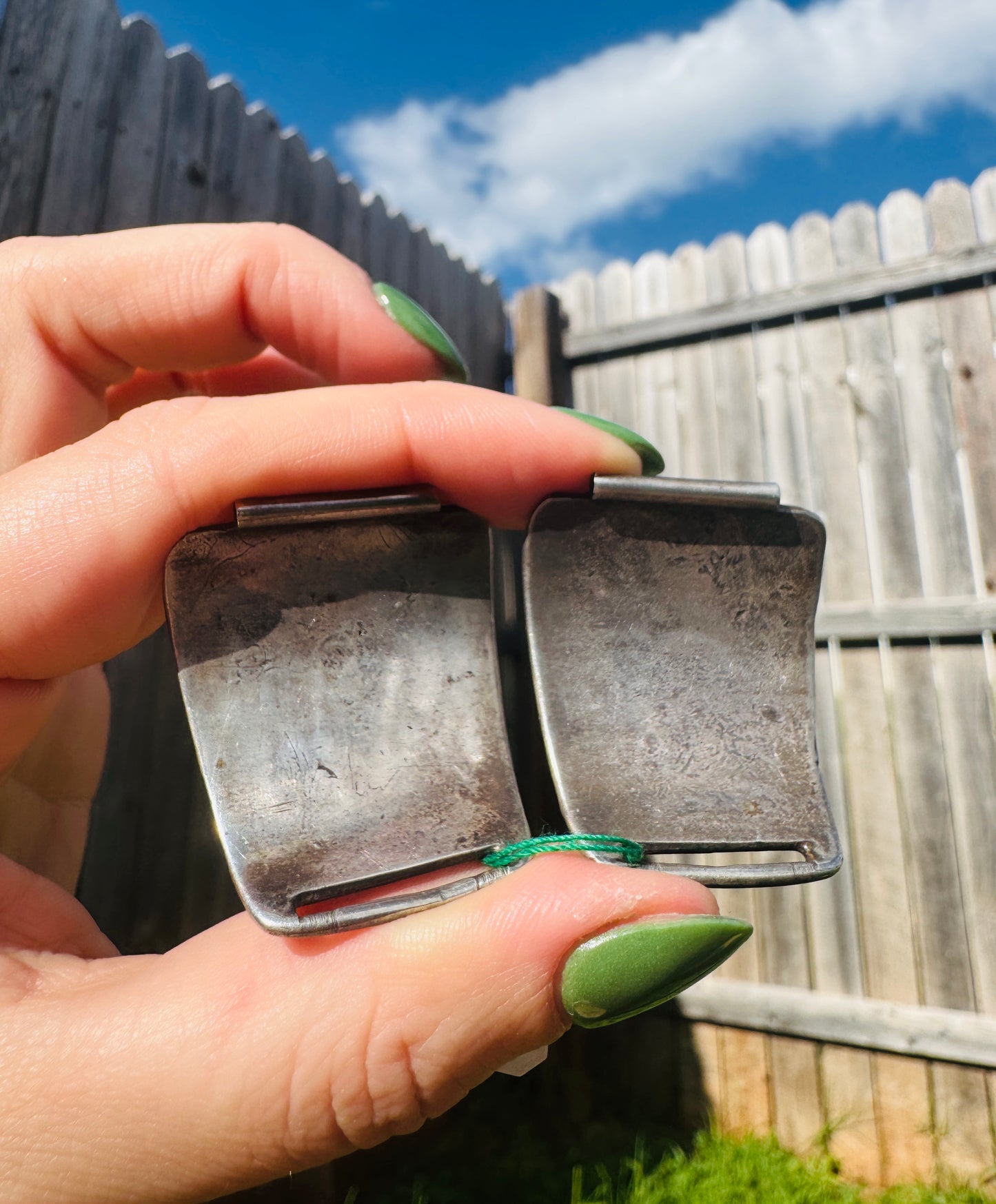 Vintage Sterling Turquoise Watch Ends