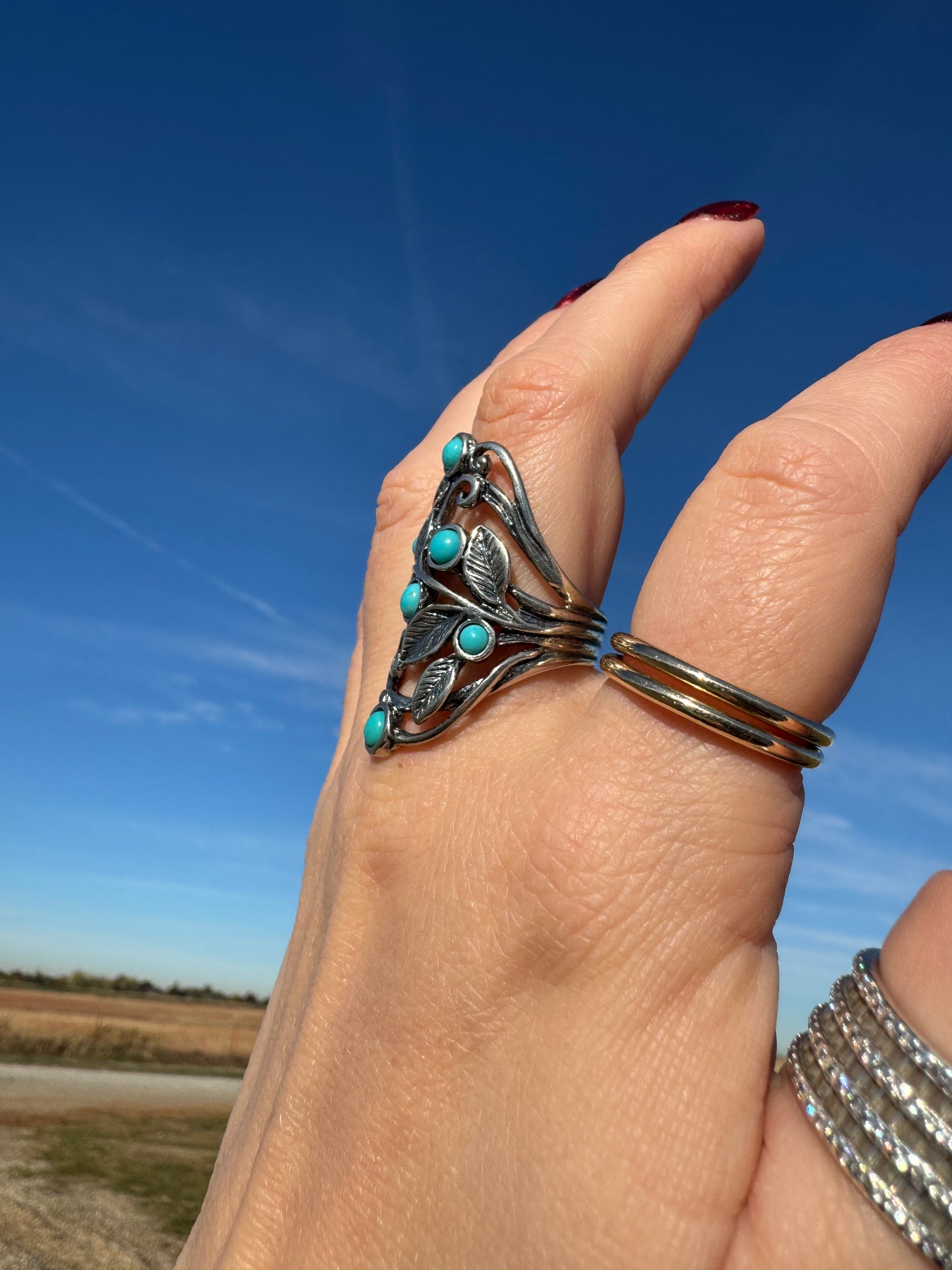 Sterling Silver and Turquoise Ring