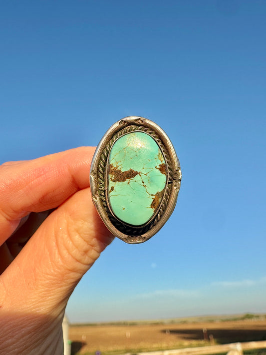 Vintage Sterling Turquoise Ring