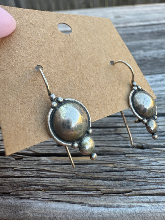 Sterling Silver Western Earrings