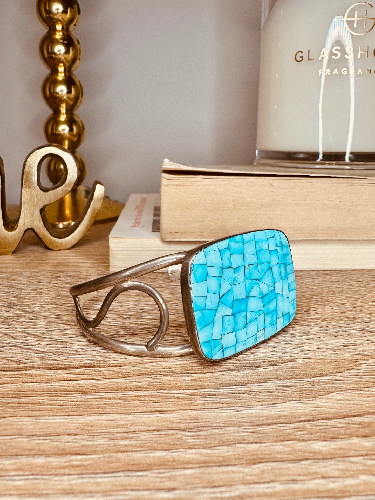 Sterling Silver Turquoise Cuff Bracelet