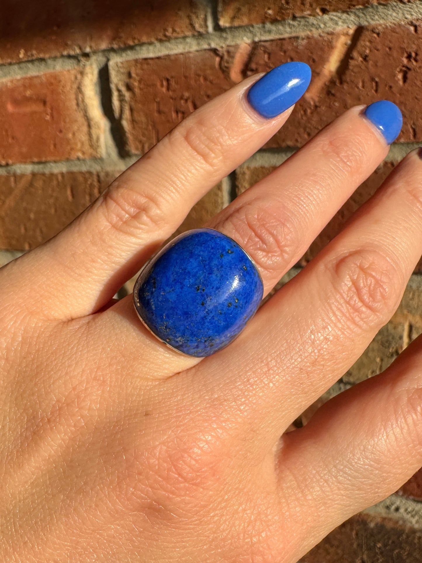 Sterling Silver Blue Lapis Ring