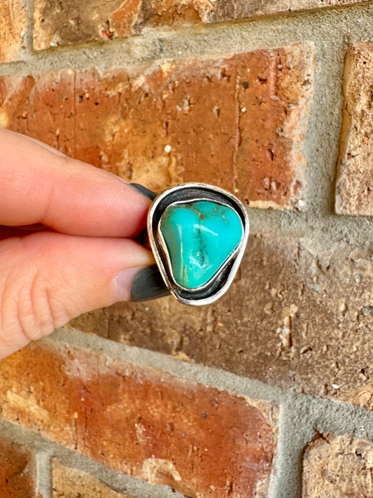 Vintage Sterling Silver Turquoise Ring