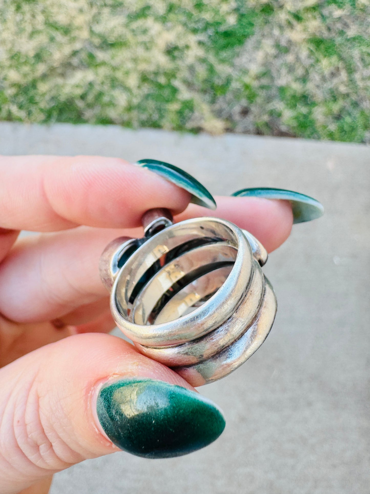 Sterling Silver Multi-Stone Ring