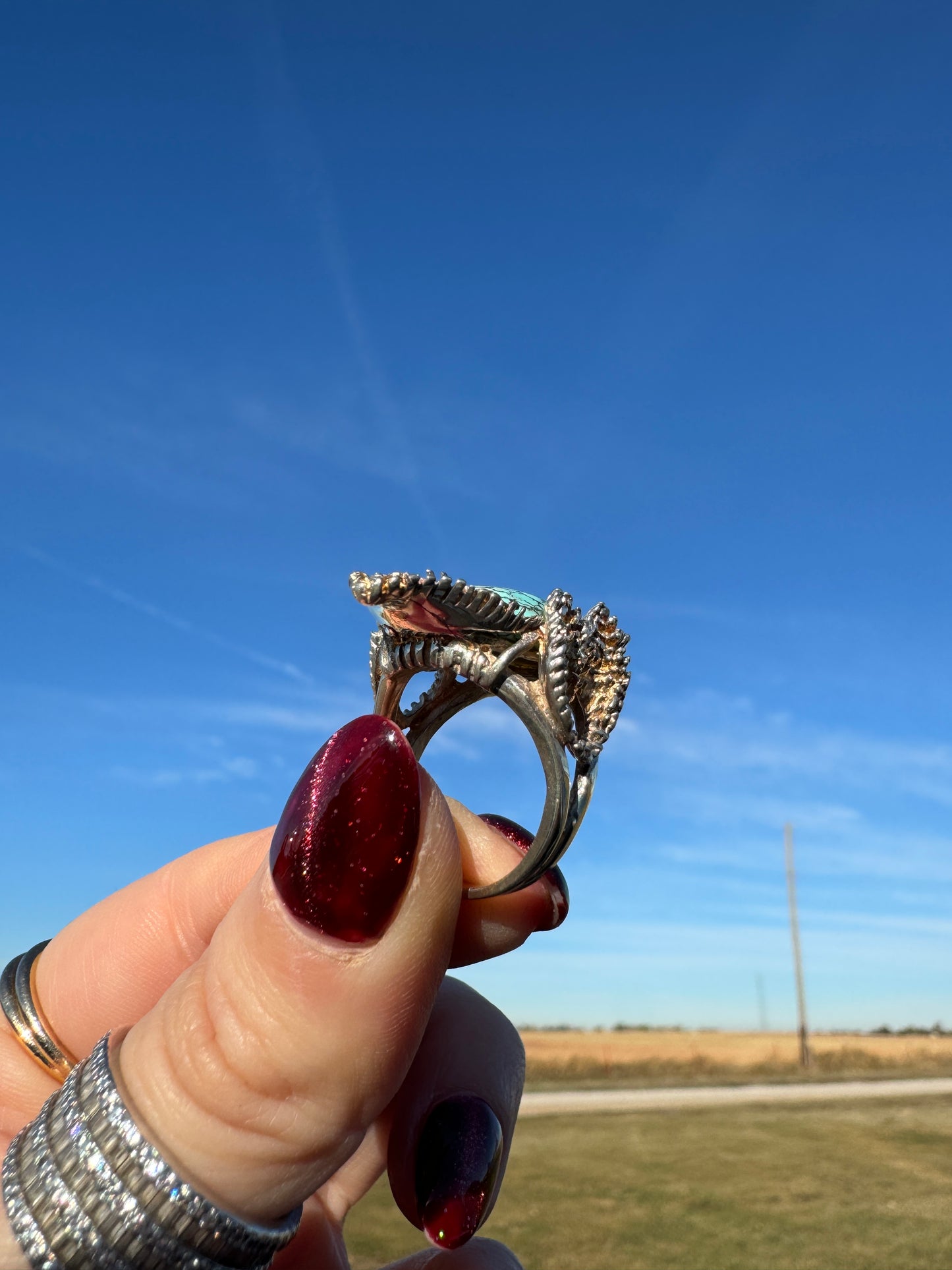 Sterling Vintage Turquoise Ring