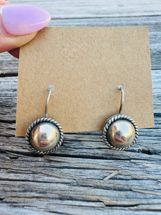 Sterling Silver Western Earrings