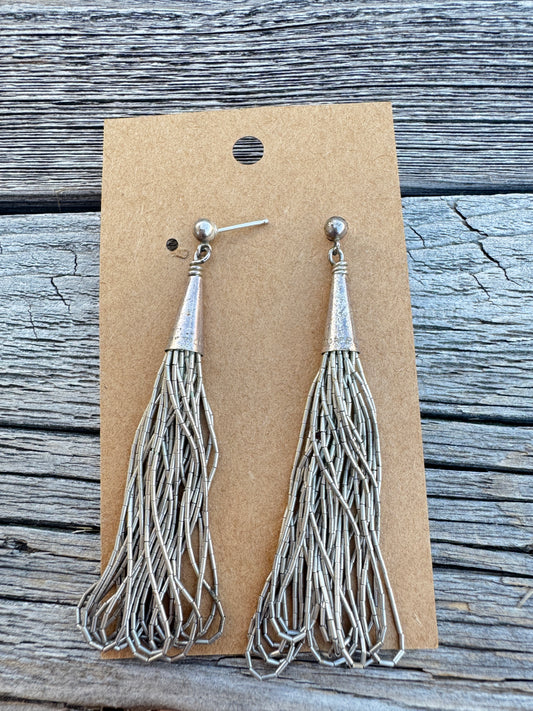 Liquid Silver Earrings