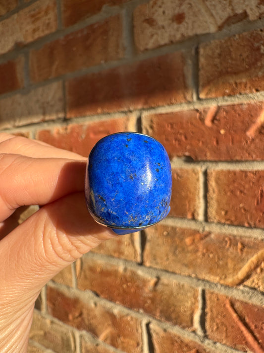 Sterling Silver Blue Lapis Ring