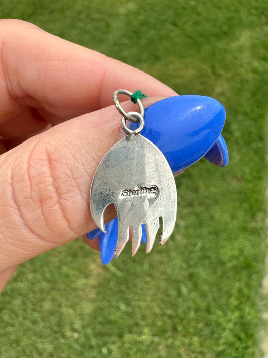 Sterling Silver Native American Bear Charm Pendant
