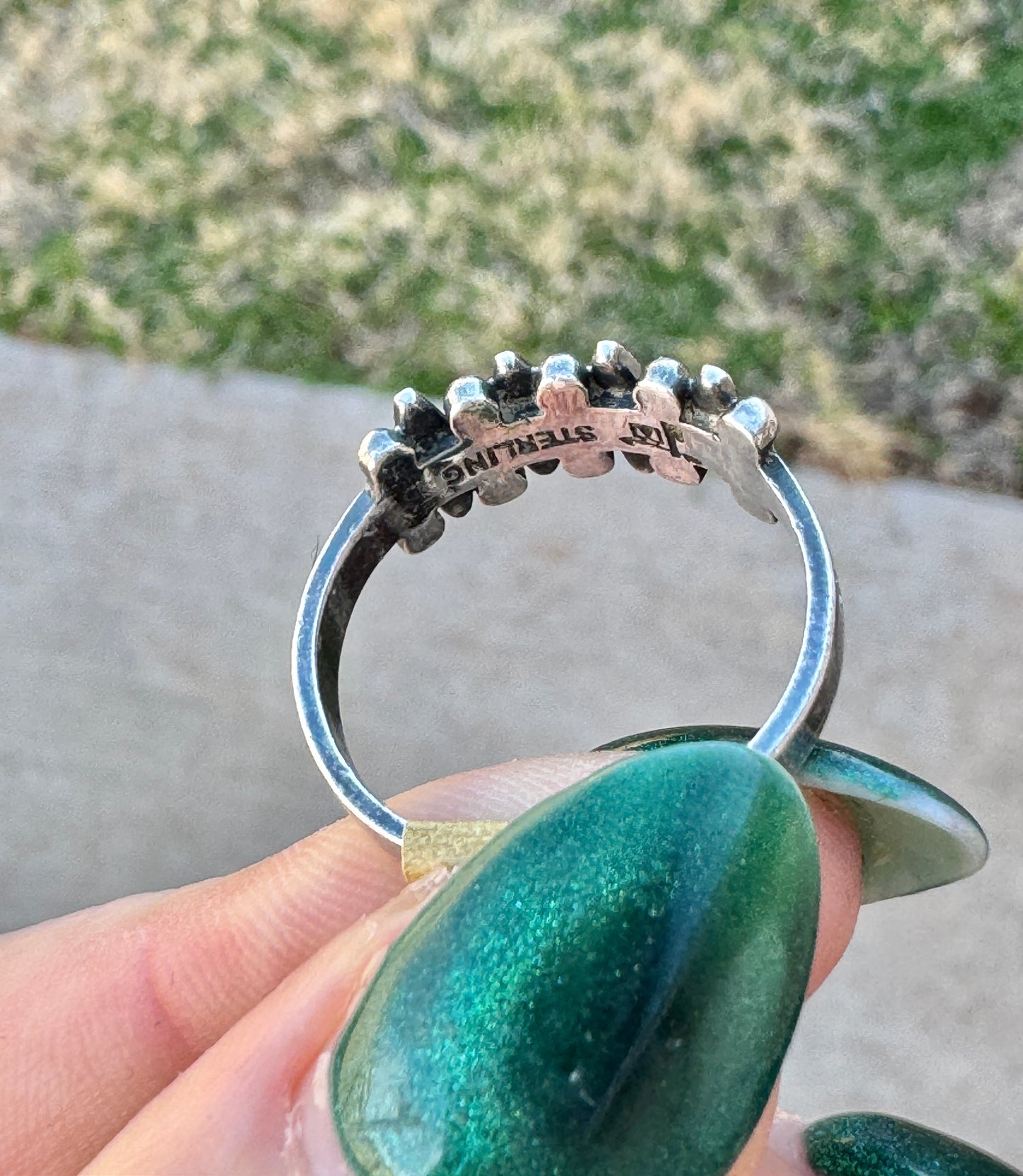 Sterling Silver Zuni Native Turquoise Ring