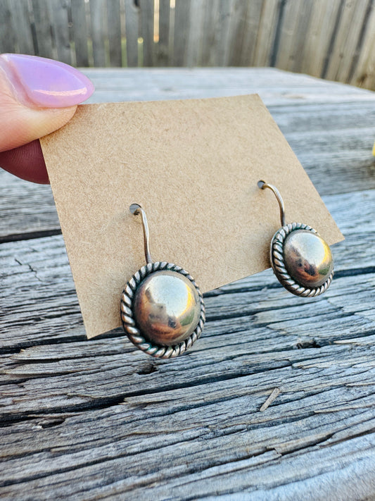 Sterling Silver Western Earrings