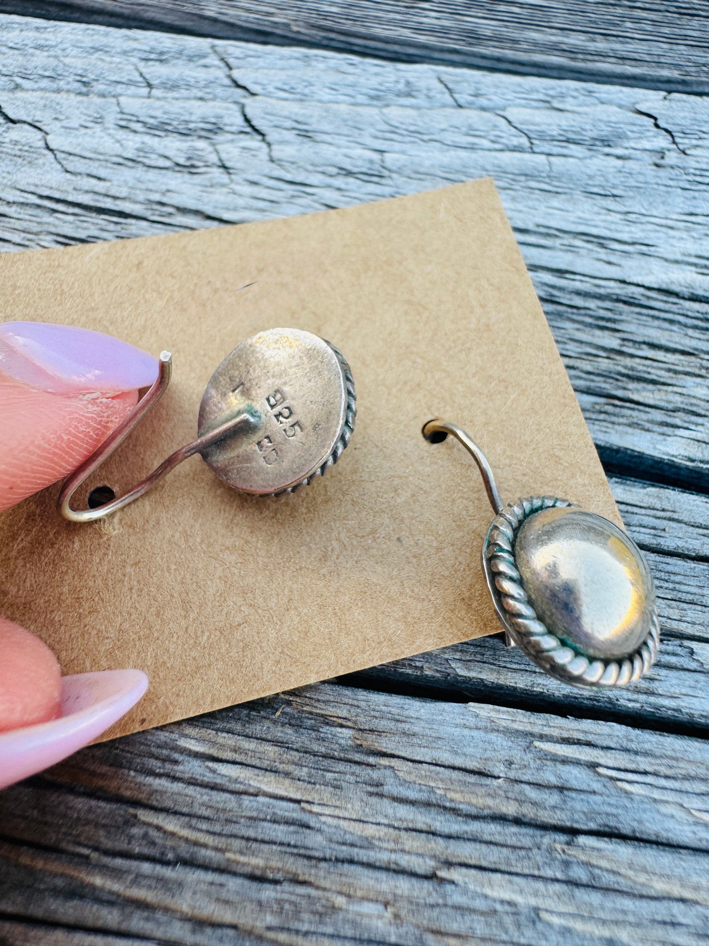 Sterling Silver Western Earrings