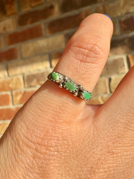 Vintage Sterling Silver Turquoise Ring