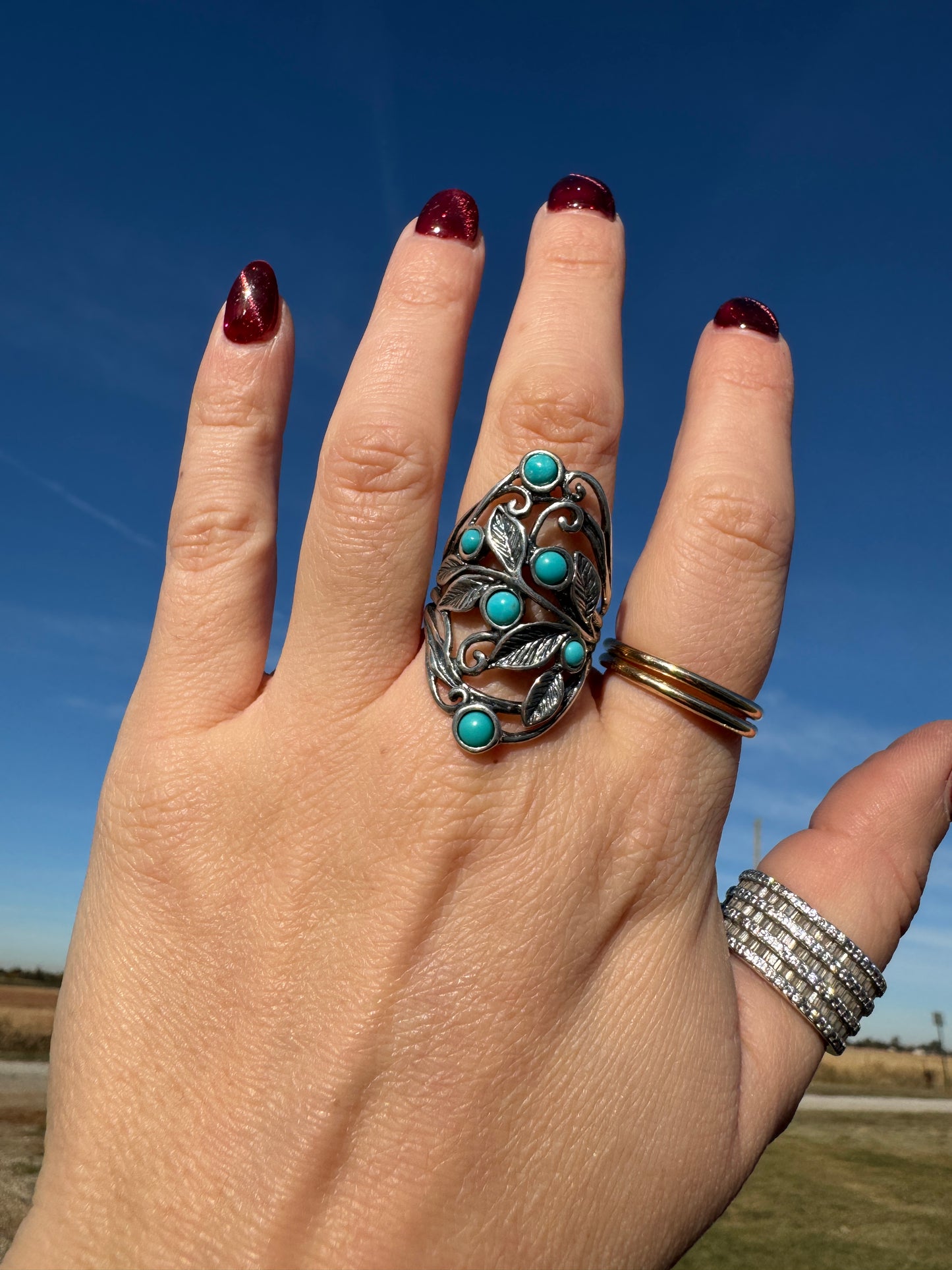 Sterling Silver and Turquoise Ring