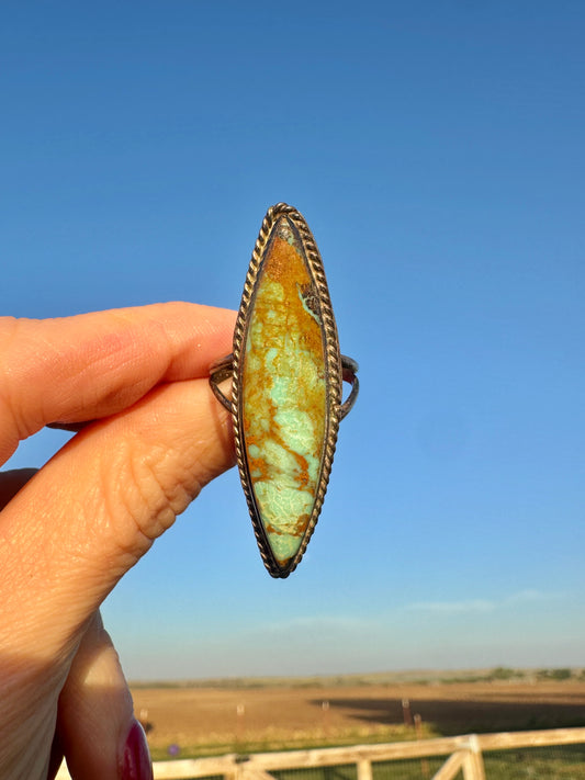 Vintage Sterling Turquoise Ring
