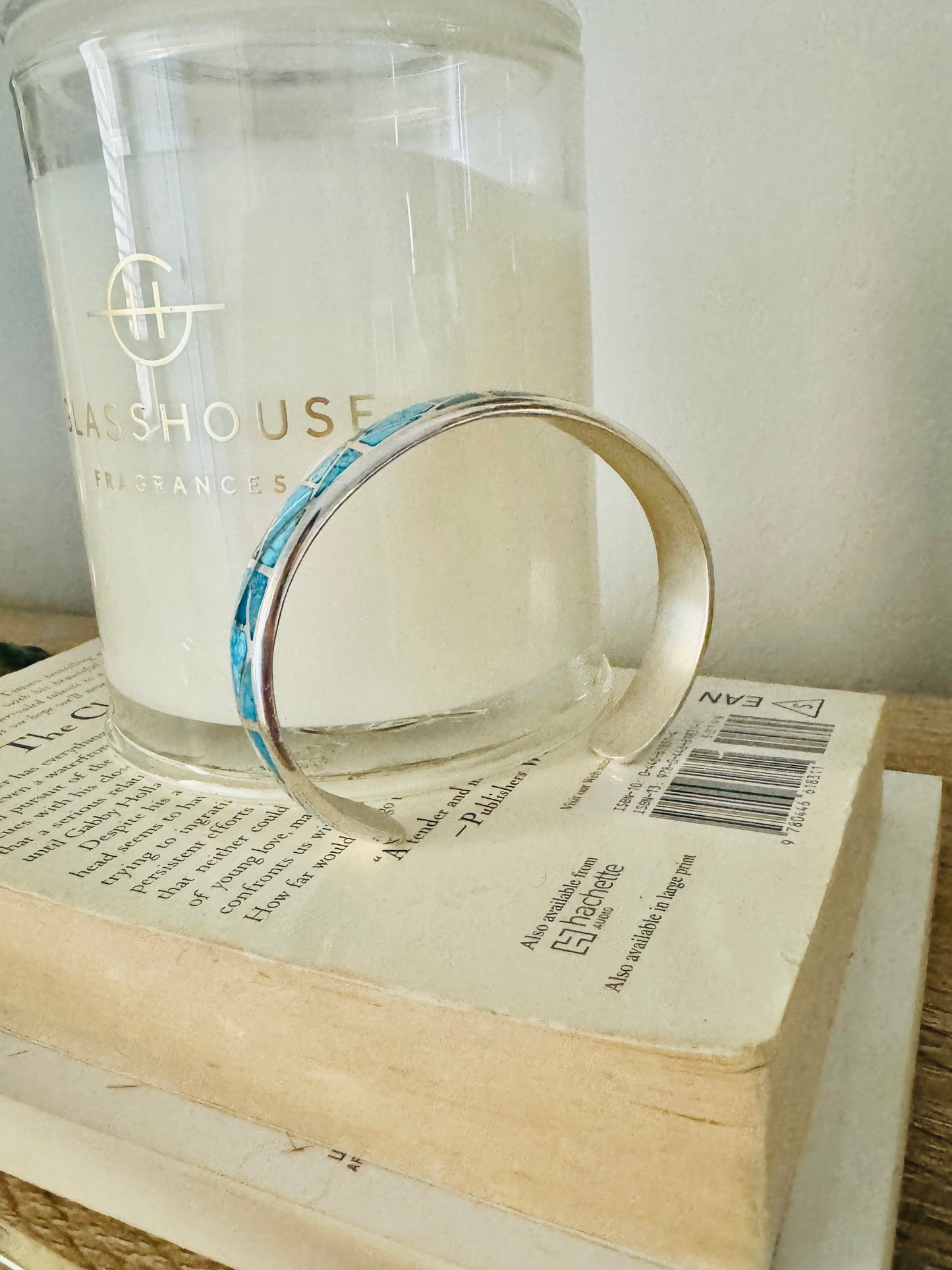 Sterling Silver Turquoise Inlay Cuff Bracelet