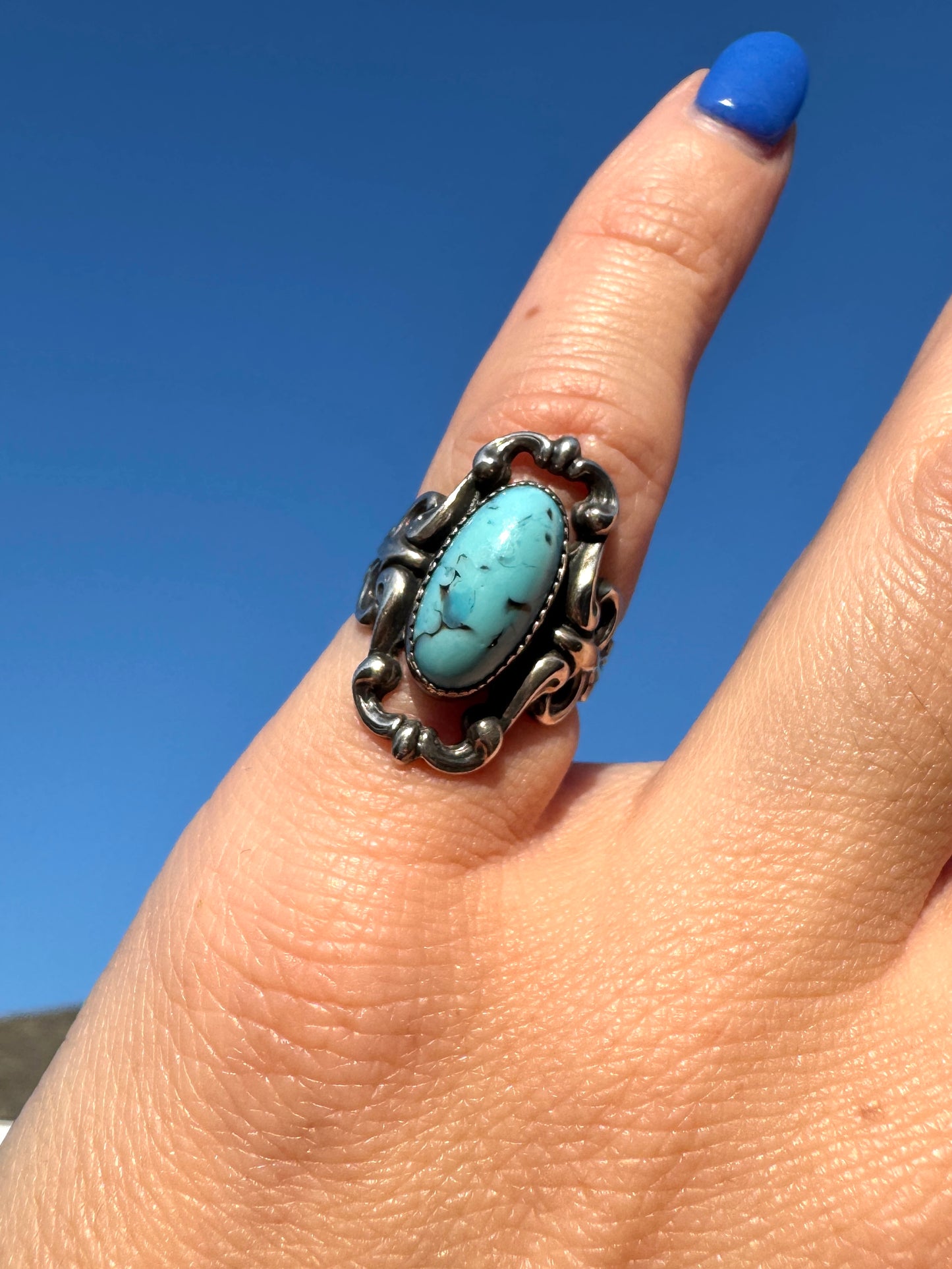 Sterling Silver Turquoise Ring