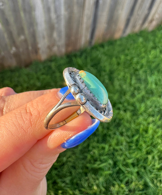 Vintage Sterling Turquoise Ring