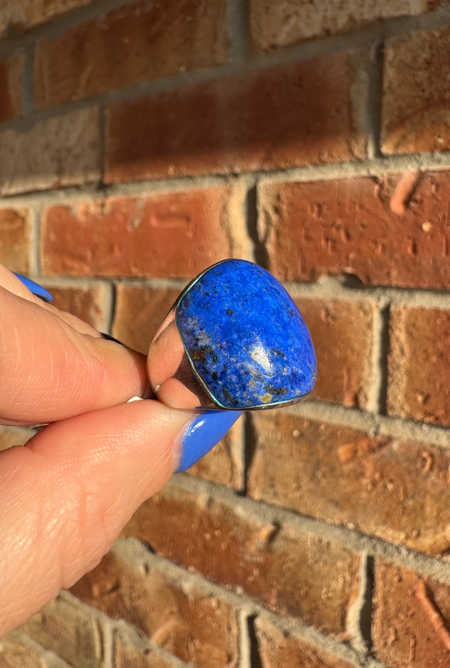Sterling Silver Blue Lapis Ring