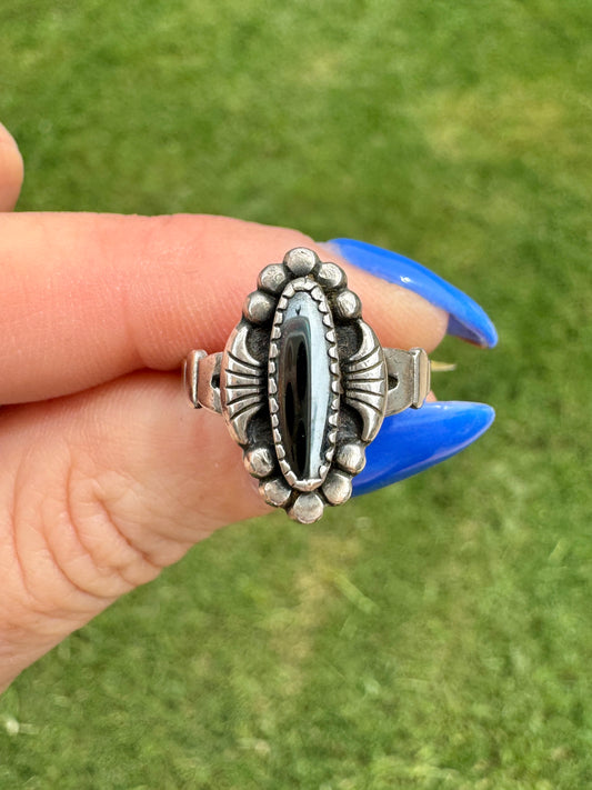 Vintage Sterling Marcasite Ring