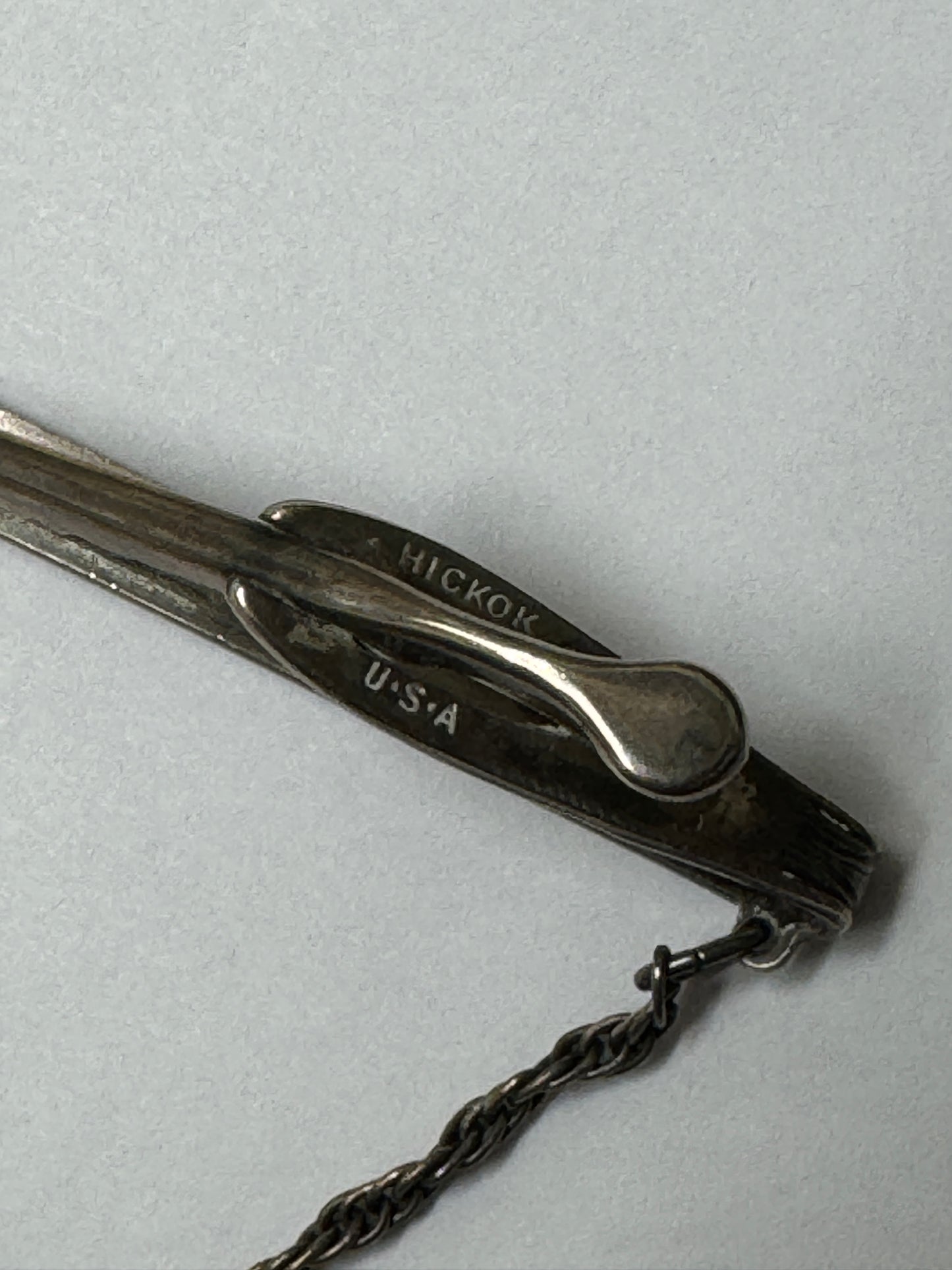 Vintage Sterling Cowboy Boot Tie Bar Clip