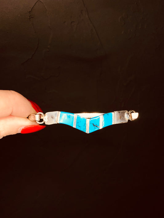 Sterling Silver Turquoise Bangle Bracelet