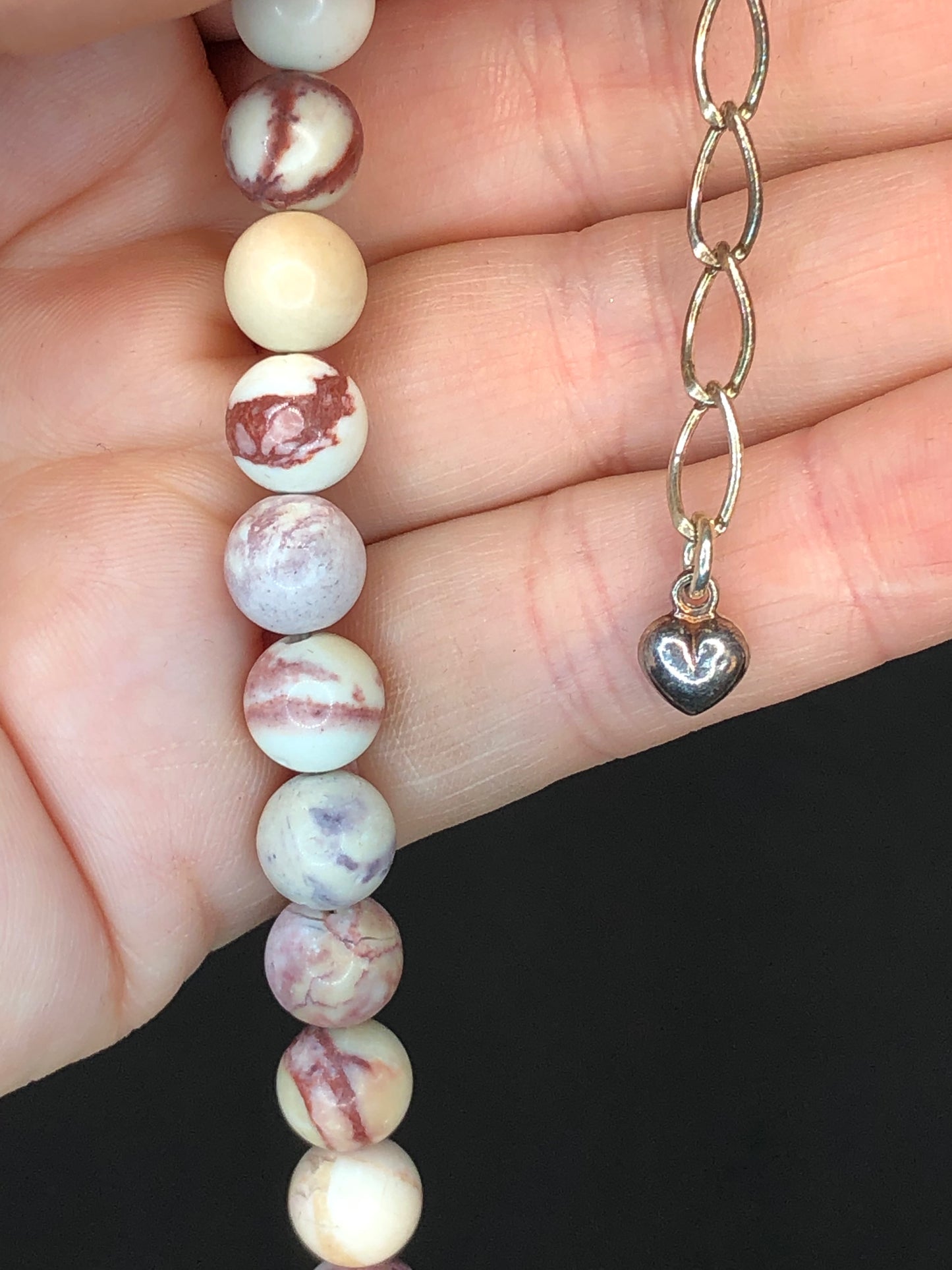 Mookaite Jasper Matching Necklace+Earring Set