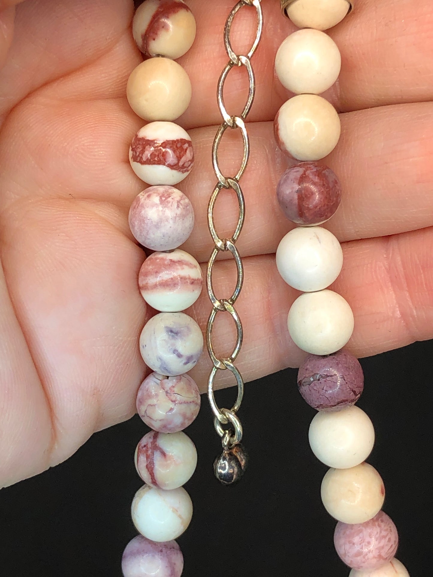Mookaite Jasper Matching Necklace+Earring Set