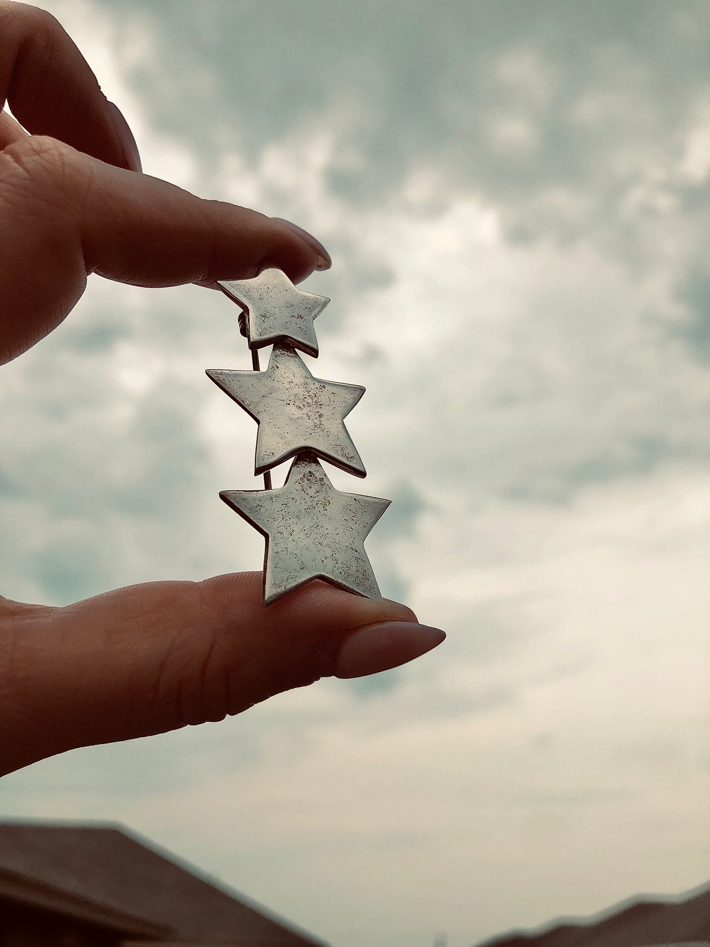 Sterling Shooting Star Pin/Brooch