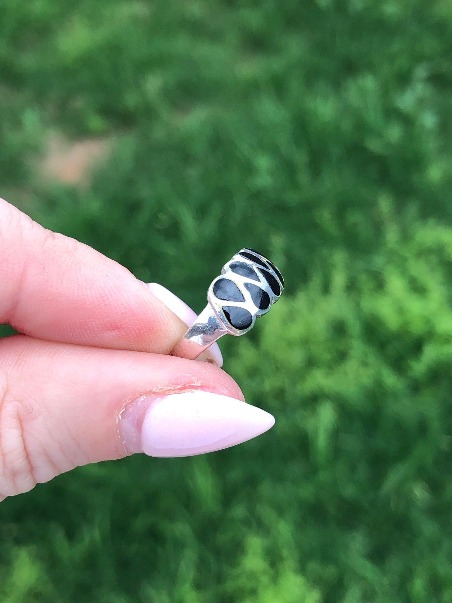 Sterling Black Onyx Ring