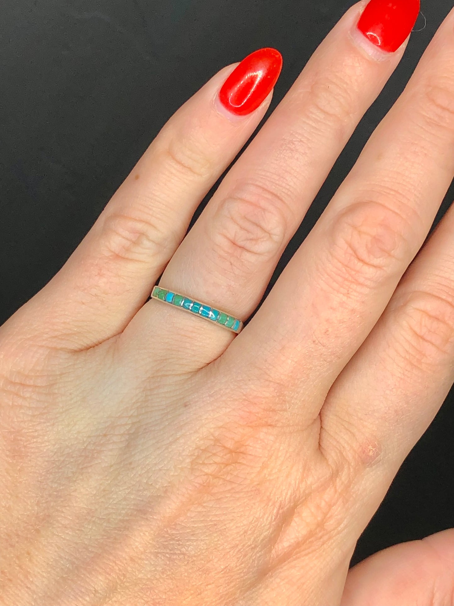 Sterling Turquoise Band